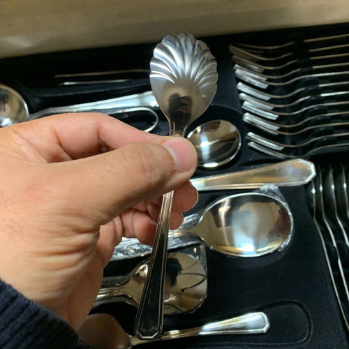 Cutlery set 72-piece like new, stainless steel