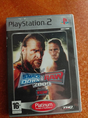 Smackdown Vs Raw 2009 PS2 Platinum like new, complete