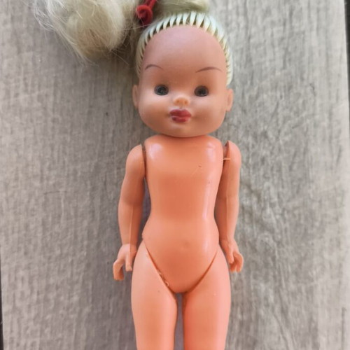 Vintage plastic doll 18 cm