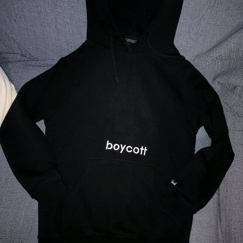 Boycott Black Hoodie Small like new