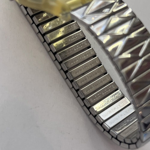 Swatch Silver Net 1995 watch new, silver