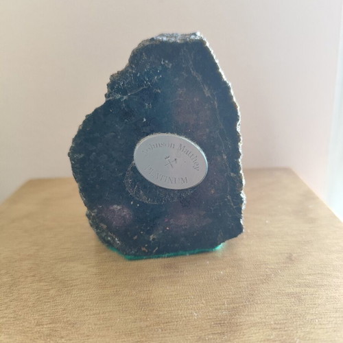 Platinum Ore Johnson Matthey Corporate Gift Paperweight like new 545g
