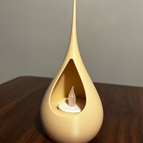 Table lamp for LED candle like new, height 17 cm