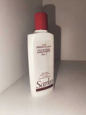 Sarko cleansing milk rare, new, intact