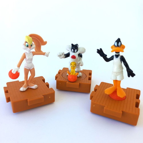 McDonald's Space Jam collectible figures set of 3 like new, 1996