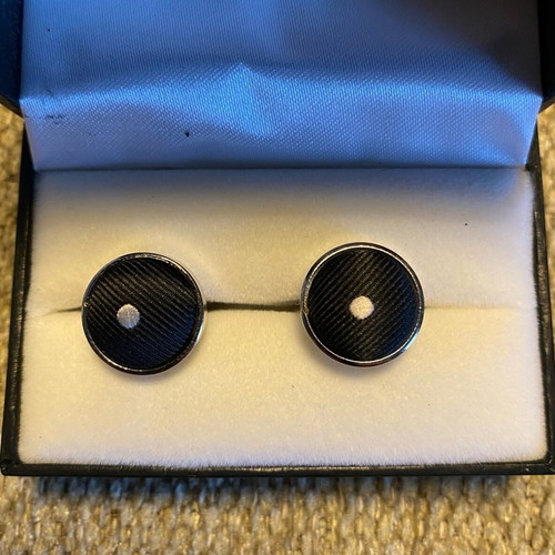 Cufflinks like new, black