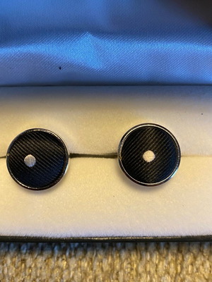 Cufflinks like new, black