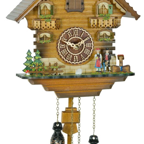 Cuckoo clock Alpine house new, wall-mounted, analog