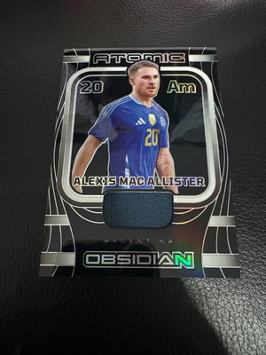 Alexis Mac Allister Panini Obsidian Atomic Patch 2023-24, καινούργιο