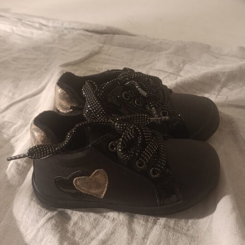 Orchesta/Saxo Blues boots size 23, black and gold