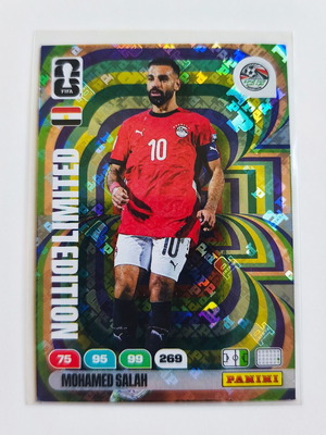 Panini World Cup Adrenalyn XL Limited Edition Hologram Mohamed Salah card new
