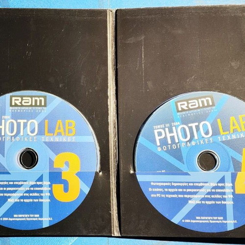 Photo Lab photographic techniques educational set 4 CD-ROM new