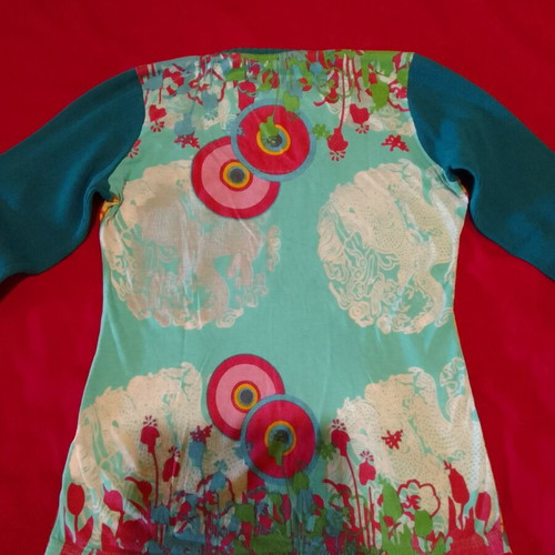 Desigual women's blouse used, colorful, size L