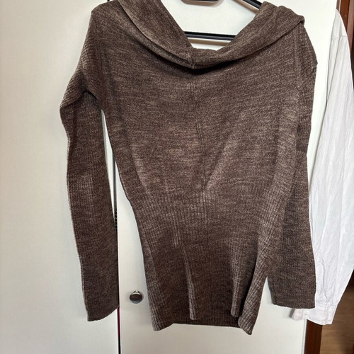 Easy pullover like new, beige and brown, size L