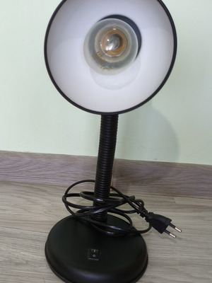 Horoz table lamp HL 050 like new, black, flexible neck, E27