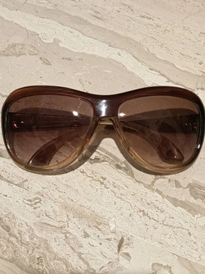 Vintage sunglasses used, beige and brown