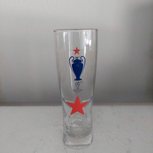 Heineken beer glass dedicated to Champions League