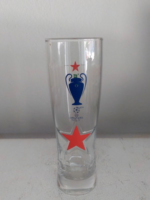 Heineken beer glass dedicated to Champions League