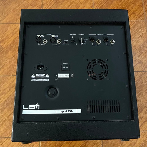 LEM Procon 1250 Plus amplifier and spn125A subwoofer like new