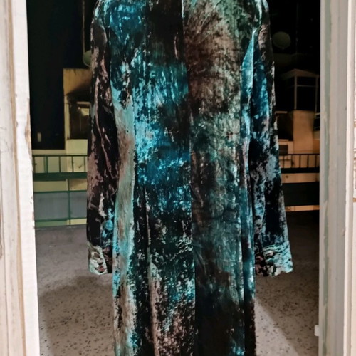Long knee-length jacket new, boho style, size L