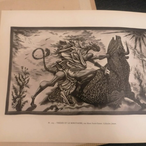 La Tapisserie Francaise book used, 103 illustrations with Greek themes