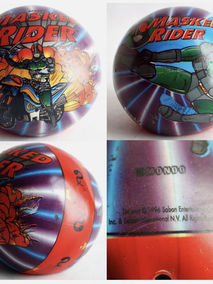 Vintage Masked Rider 1996 plastic ball Mondo