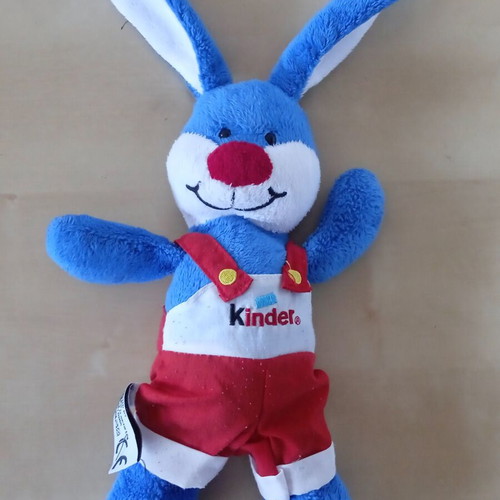 Ferrero Kinder Surprise plush bunny used