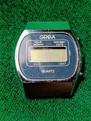 Geneva Quartz ρετρό ψηφιακό ρολόι χειρός
