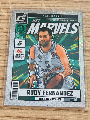 Καρτα Rudy Fernandez Real Madrid Marvels Panini Euroleague 2024-25 Press Proof καινούργιο