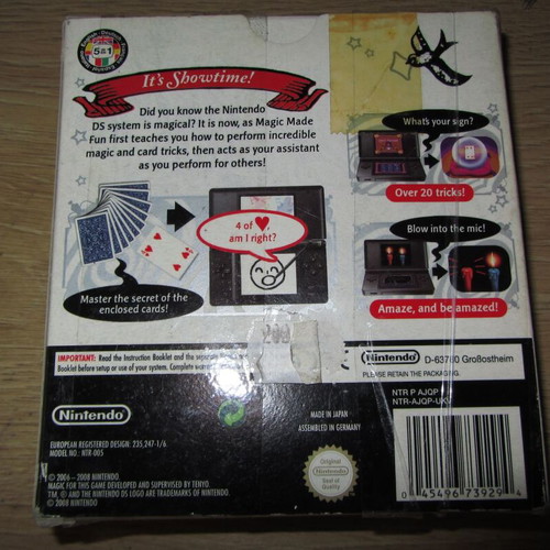 Magic Made Fun Nintendo DS like new, sealed