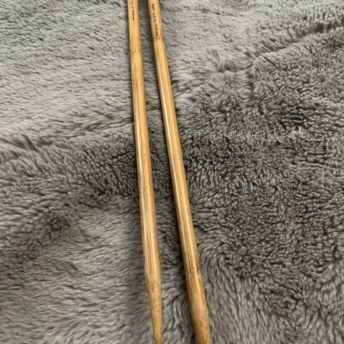 Pony wooden knitting needles used