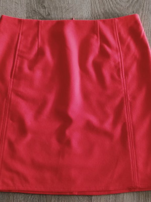Marc O’Polo wool mini skirt red like new