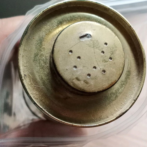 Vintage Greek powder used without lid