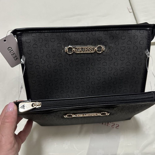 Guess set handbags authentic new black