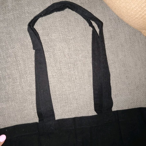 Tote bag black 100% cotton like new