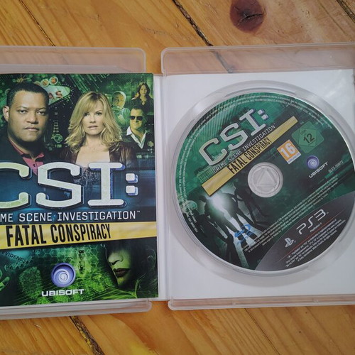 CSI: Crime Scene Investigation Fatal Conspiracy PS3 game used