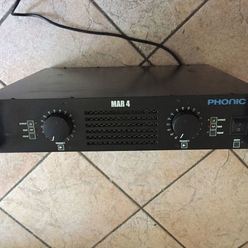 Phonic MAR 4 vintage power amplifier used