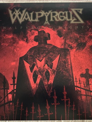 Walpyrgus Nights LP with comic like new, metal