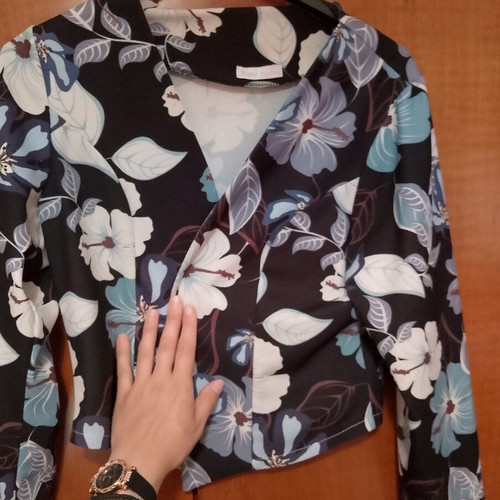 Floral blazer like new, spring lightweight jacket