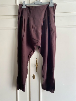 Pink Woman boyfriend pants brown new size small