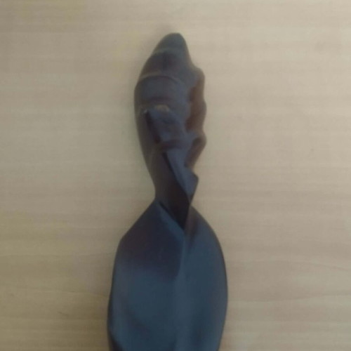 Authentic African wooden statue used, large height 50 cm