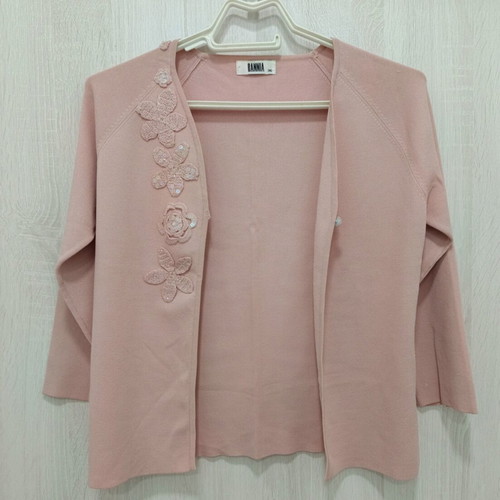 Rannia cardigan in soft pink