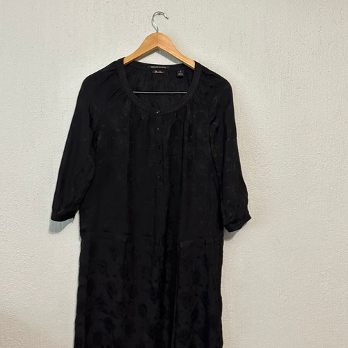 Maison Scotch black silk blend dress