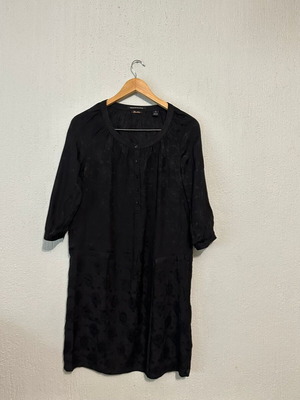 Maison Scotch black silk blend dress