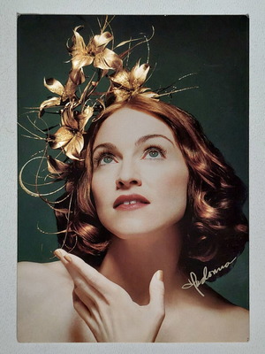 Μαντόνα vintage συλλεκτική κάρτα Max Factor Gold 1999