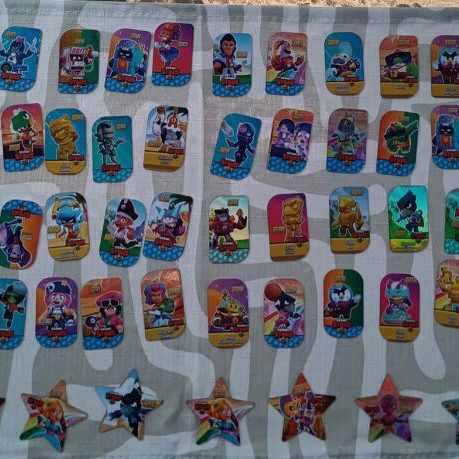 Brawl Stars metal caps pack of 103, like new