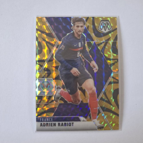 Panini Mosaic UEFA Euro Soccer 2021 Adrien Rabiot Gold Mosaic