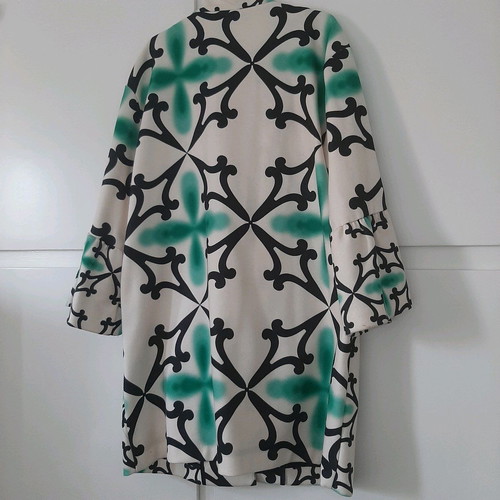 NEMA outerwear used, ecru with green, size M-L