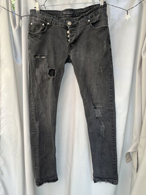 Philipp Plein jeans used, size XL, black