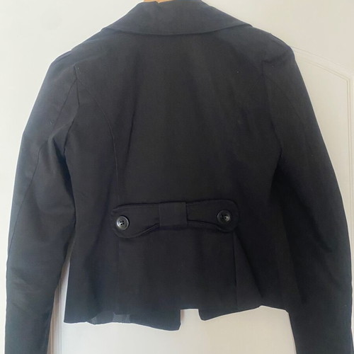 Black Fitted Jacket Small Like New